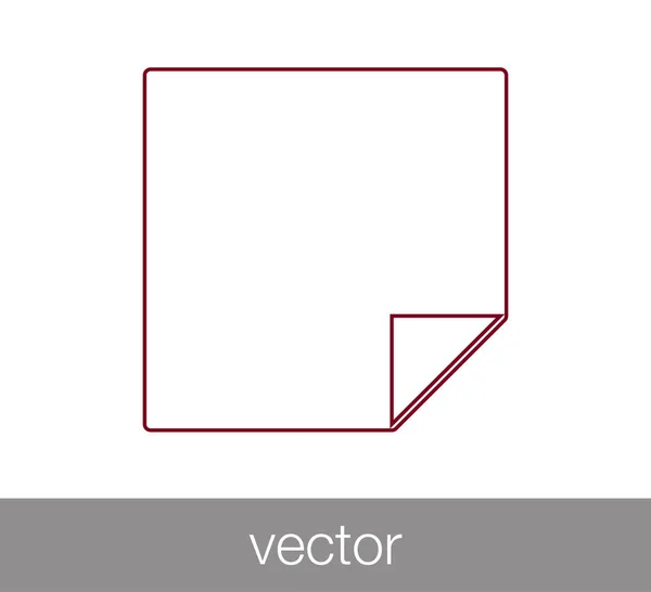 Document icon illustration — Stock Vector
