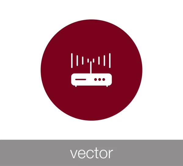 Abbildung des Router-Symbols. — Stockvektor