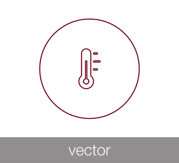 Conception de l'icône de température — Image vectorielle