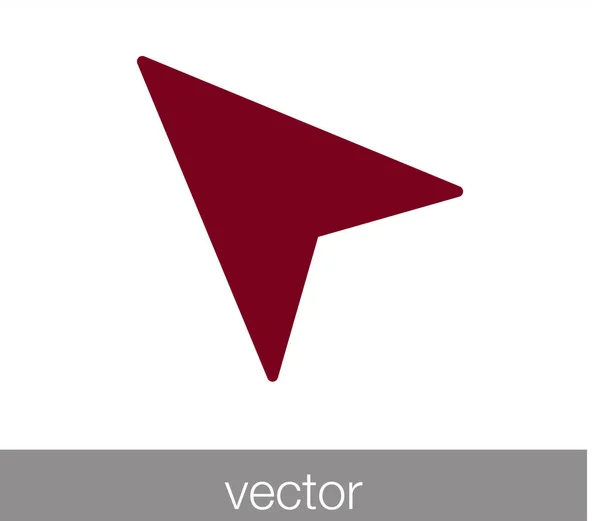 Ícone cursor ponteiro . — Vetor de Stock