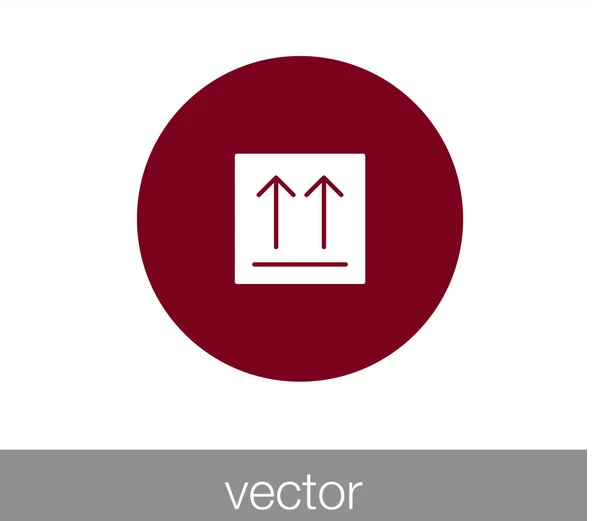 Lading vak pictogram — Stockvector