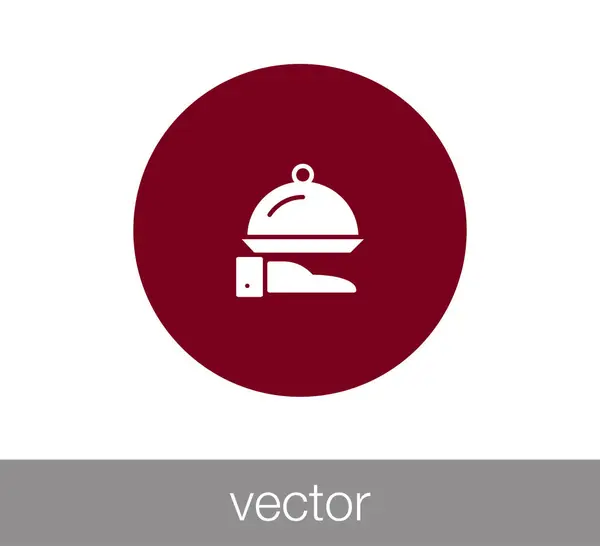 Conception de l'icône repas — Image vectorielle