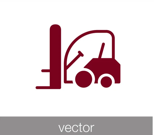 Carretilla elevadora icono web — Vector de stock
