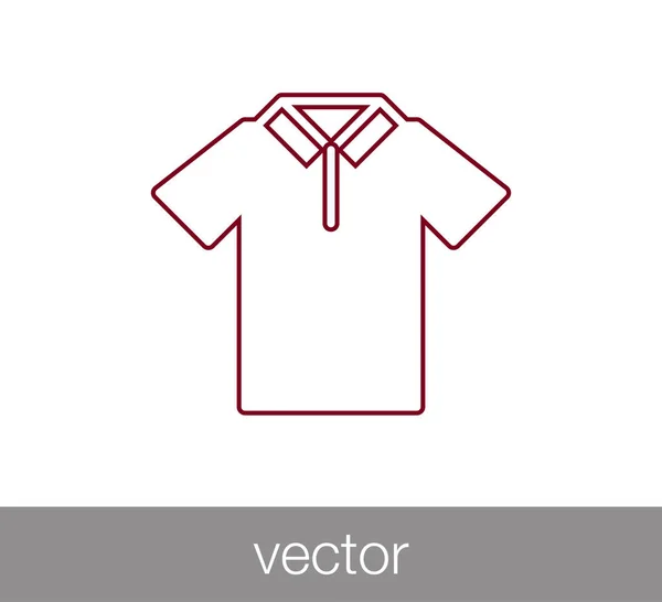 T-Shirt einfaches Symbol — Stockvektor