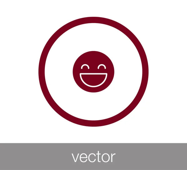 Smile face icon — Stock Vector