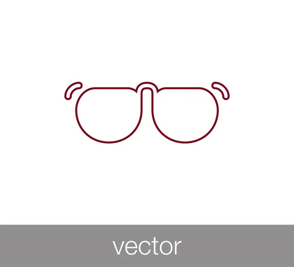 Иконка для очков — стоковый вектор