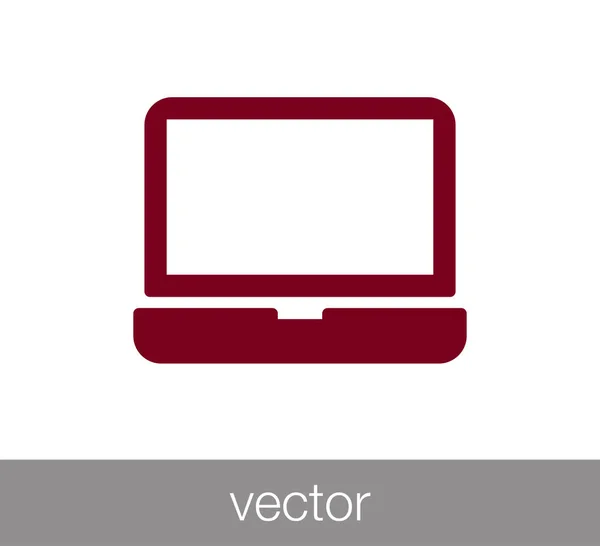 Moderne Laptop-Ikone — Stockvektor