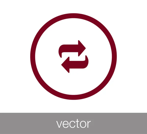 Icono de transferencia ilustración — Vector de stock