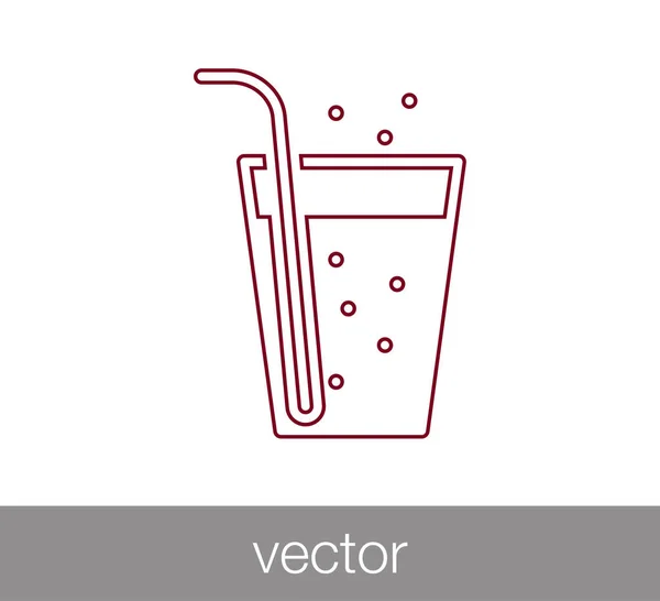 Diseño del icono de soda — Vector de stock