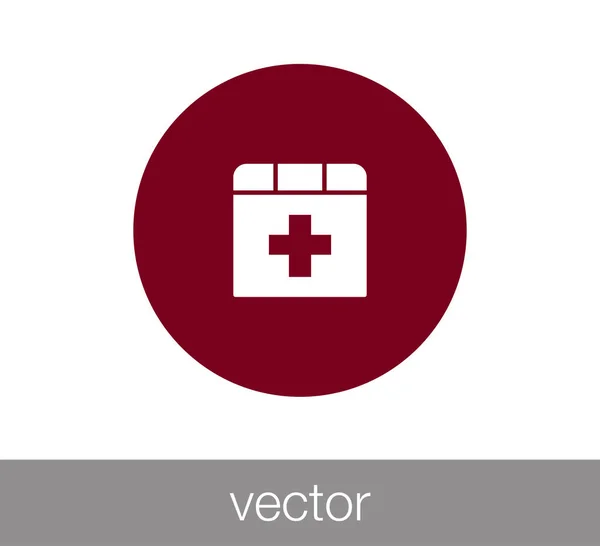 First aid box icon — Stock Vector