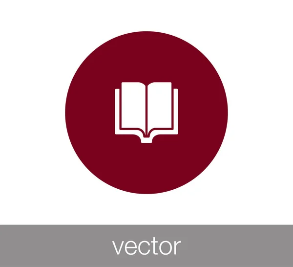 Book flat icon — Stock Vector