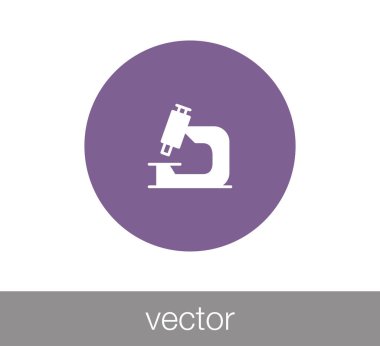 mikroskop web simgesi.