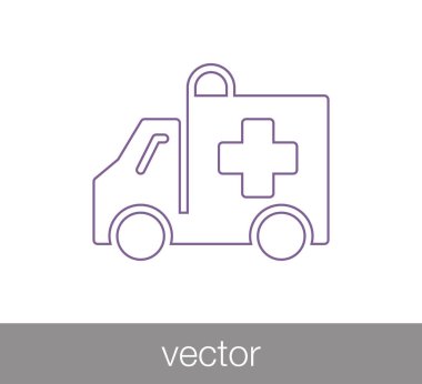 Ambulans web simgesi.