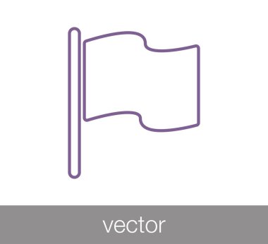 Bayrak basit simgesi