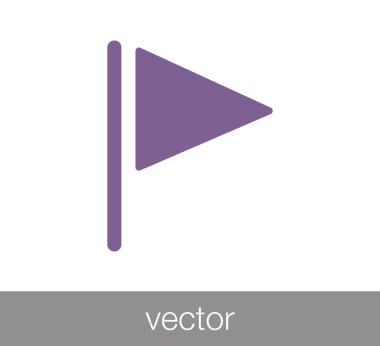 Bayrak basit simgesi