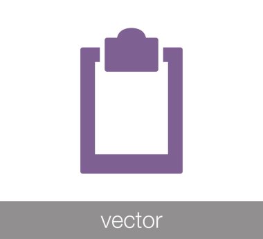 Not basit web simgesi. 