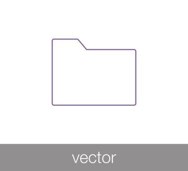 basit klasör simgesi