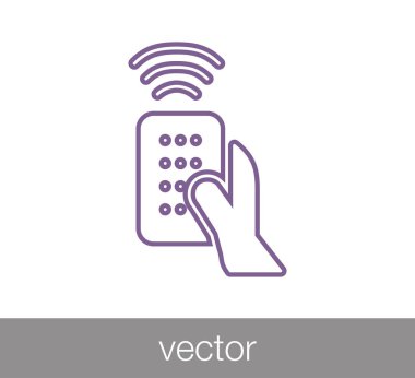 Uzaktan kumanda simgesi.