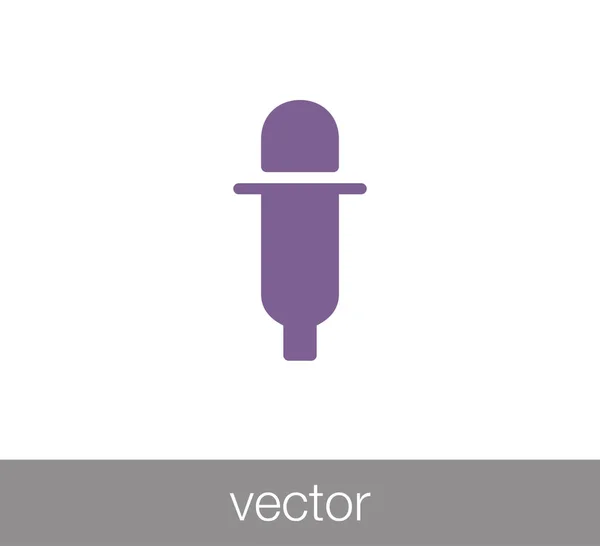 Web pipetpictogram. — Stockvector