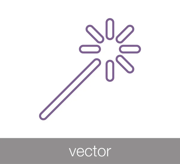 Ícone de ferramenta varinha mágica . —  Vetores de Stock