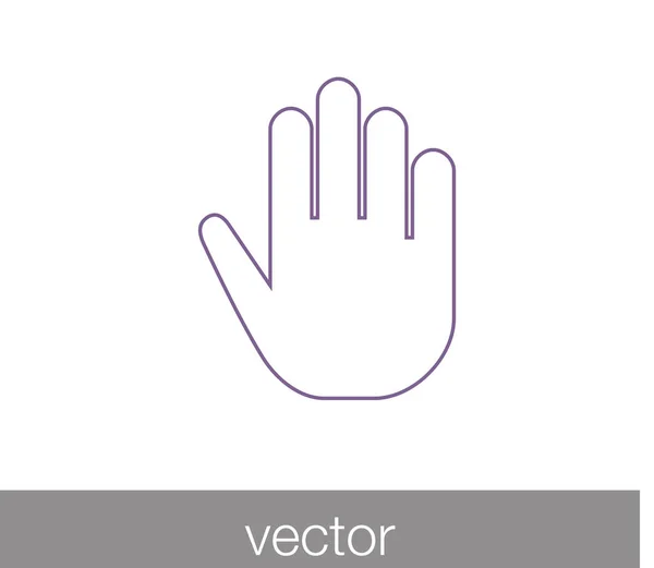Icône geste tactile — Image vectorielle