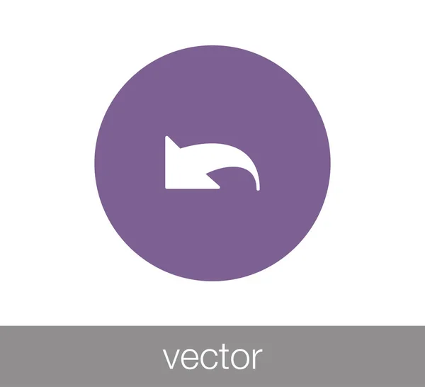 Icono de respuesta de correo electrónico — Vector de stock
