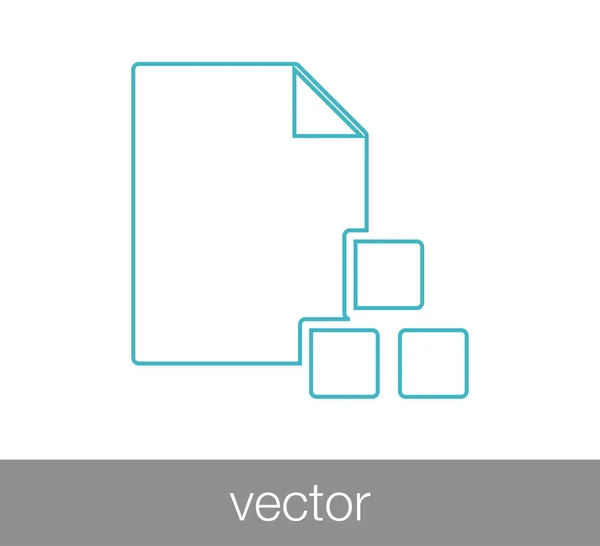 Icône de fichier numérique — Image vectorielle