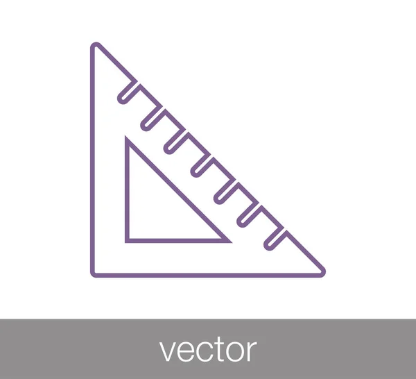 Lineal-Websymbol. — Stockvektor