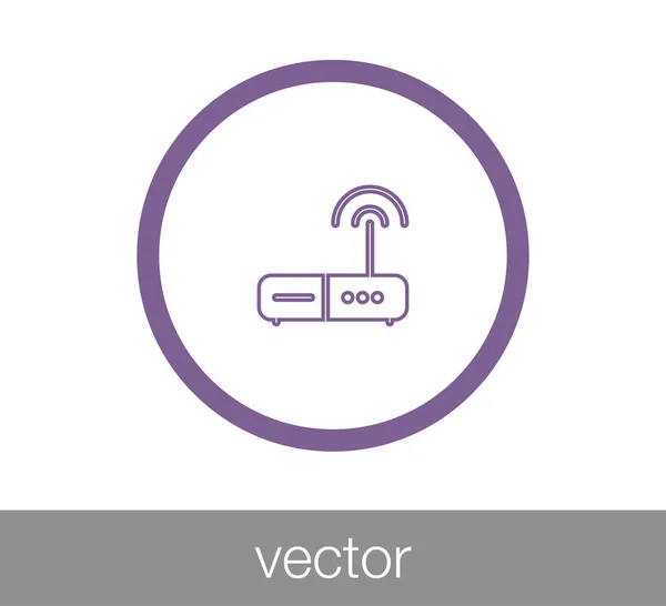 Icône routeur Wifi — Image vectorielle