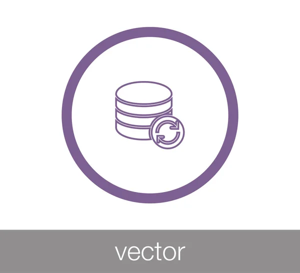 Ícone do servidor. ícone de data center — Vetor de Stock