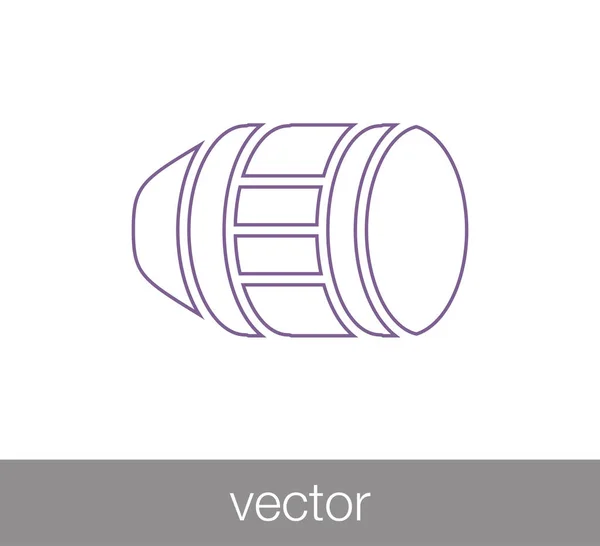Ícone de lente óptica — Vetor de Stock