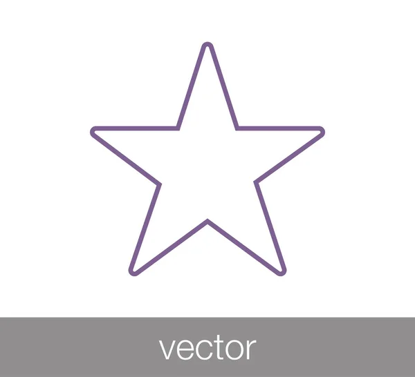 Estrella icono simple — Vector de stock