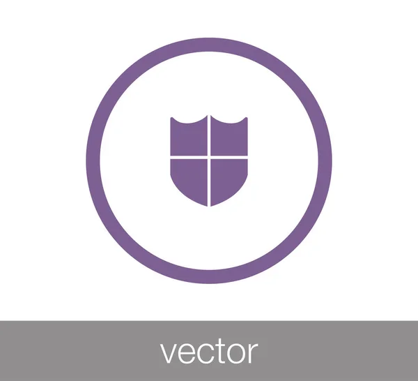 Shield Web-Symbol — Stockvektor