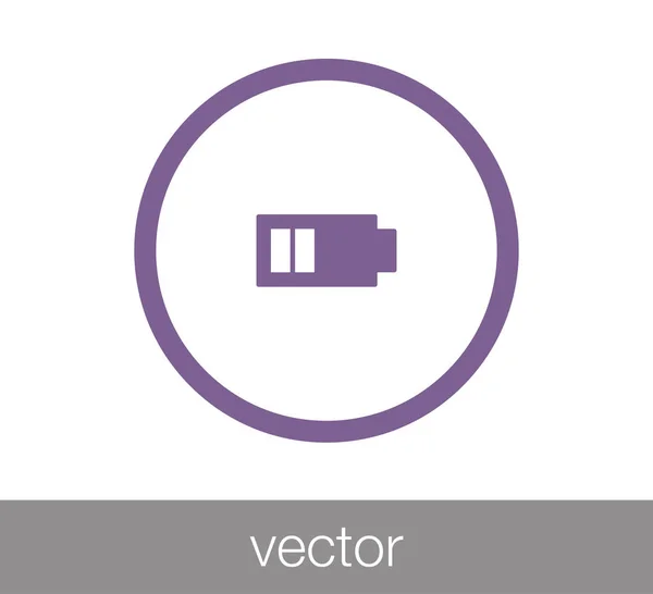 Icône de charge de batterie — Image vectorielle