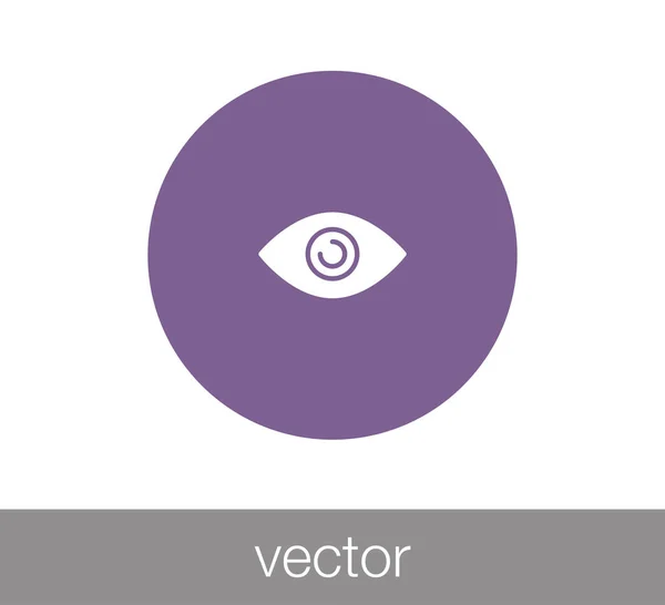 Ojo icono web . — Vector de stock