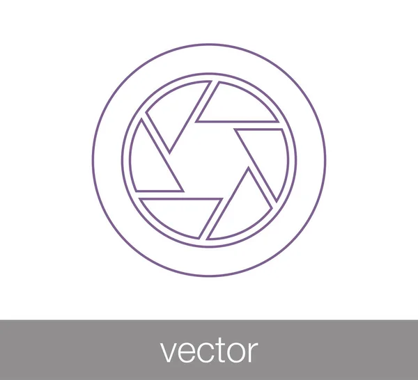 Verschluss flach Symbol — Stockvektor