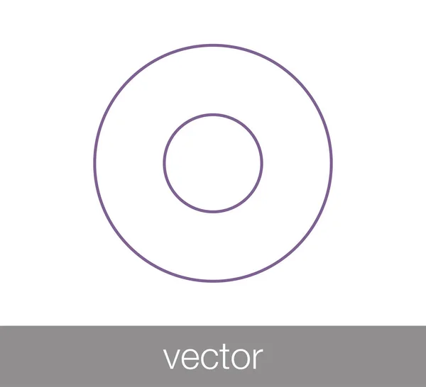 Reord button icon — стоковый вектор