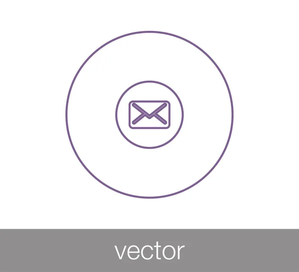 Icono de correo electrónico Ilustración . — Archivo Imágenes Vectoriales