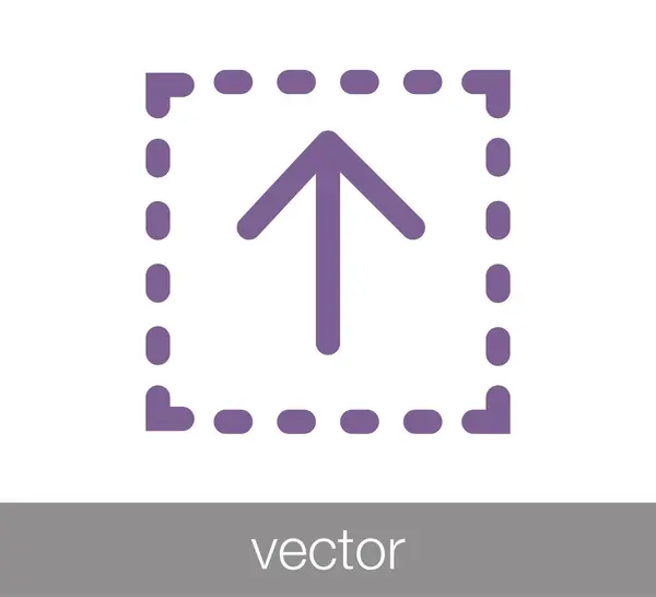 Иконка с символом — стоковый вектор