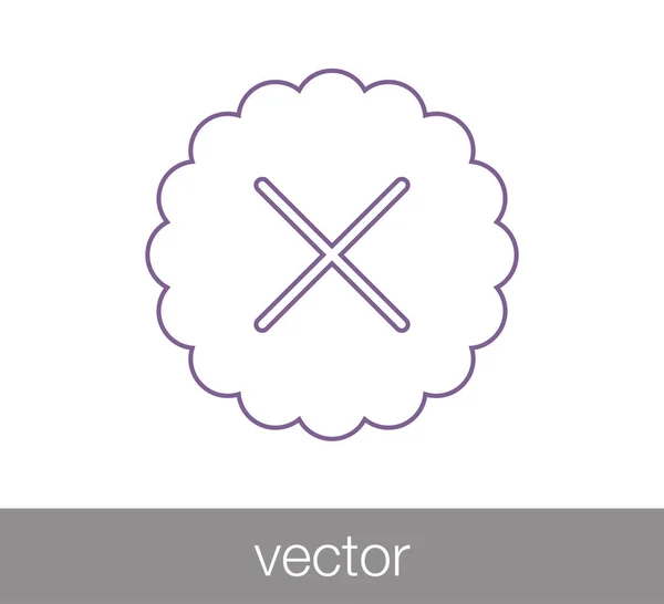 Nier icône plate — Image vectorielle
