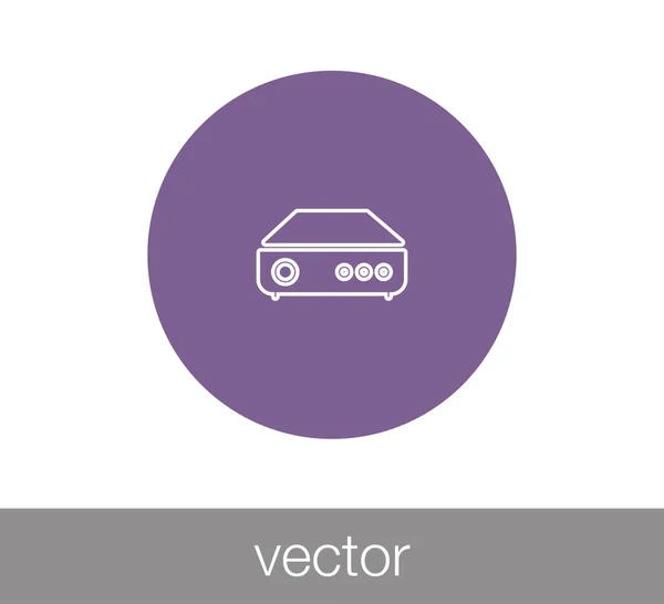 WiFi router pictogram — Stockvector