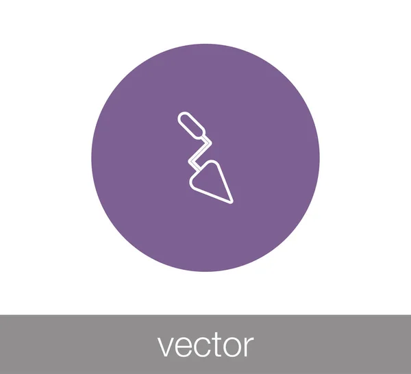 Vésőszerszám ikonja — Stock Vector