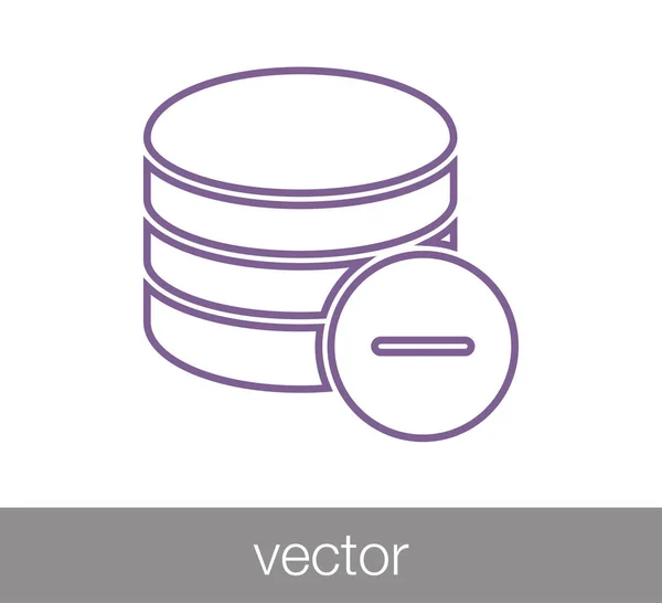 Icono del servidor de datos — Vector de stock