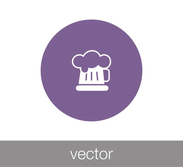 Bier Web-Ikone — Stockvektor