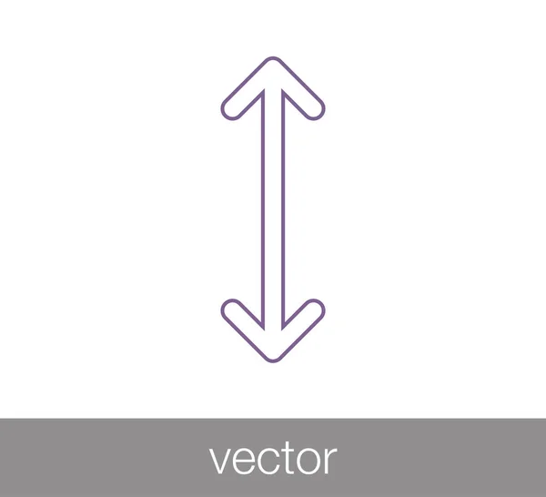 Ícone símbolo escala — Vetor de Stock