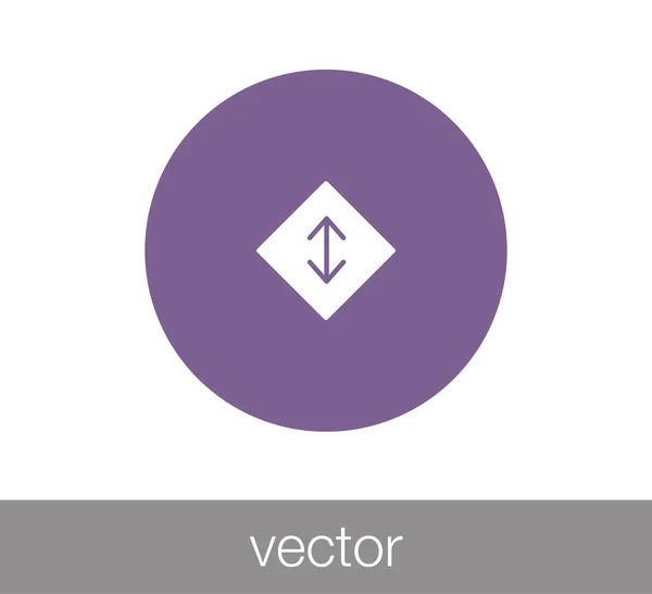 Transfert icône plate — Image vectorielle