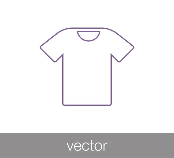 Ilustração do ícone da camiseta . — Vetor de Stock