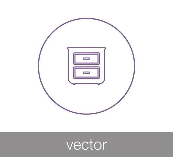 Archive web icon. — Stock Vector