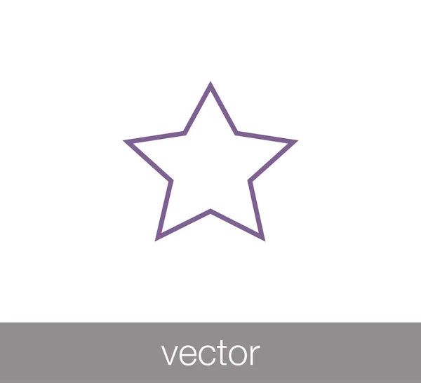 Star simples Symbol — Stockvektor