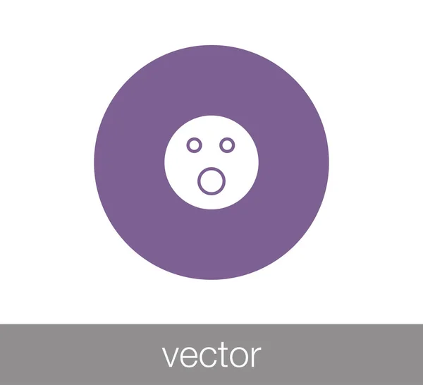 Ícone do Emoticon. ícone do rosto — Vetor de Stock